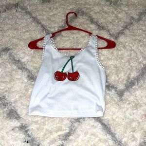 Cherry crop top